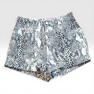 American Apparel Python Snake Print Women's Mini Shorts